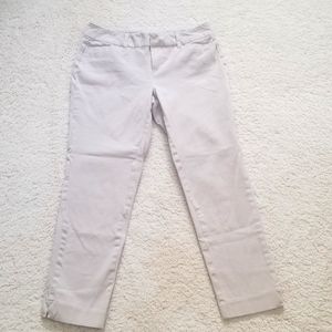 Faded Glory Stretch Khaki Cropped Dress Pants